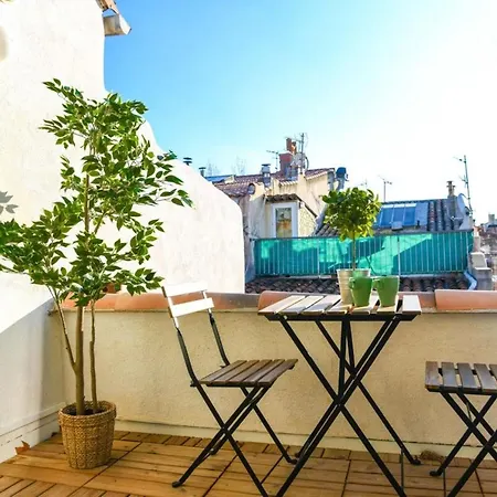 Le Duplex - Terrasse Au Coeur De Panier Apartment Marseille